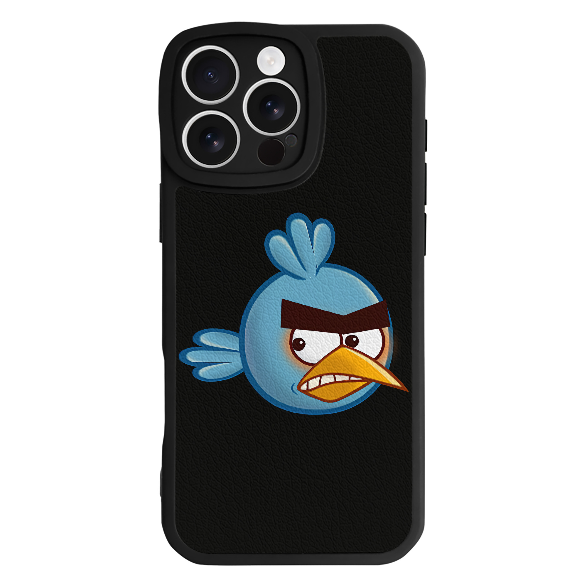 （画像用） Angry Birds アングリーバード 【iPhone 16シリーズ対応】シリコンスマホケース（レザー調） 材質：シリコン